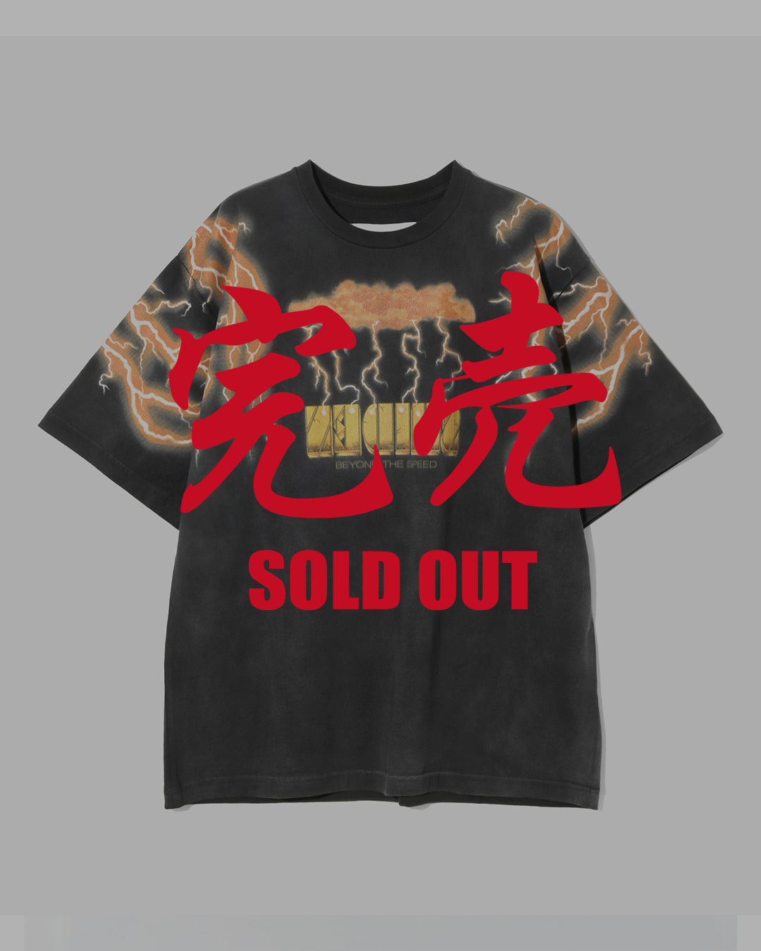 SHIDEN FW2025 S/S TEE LIGHTNING