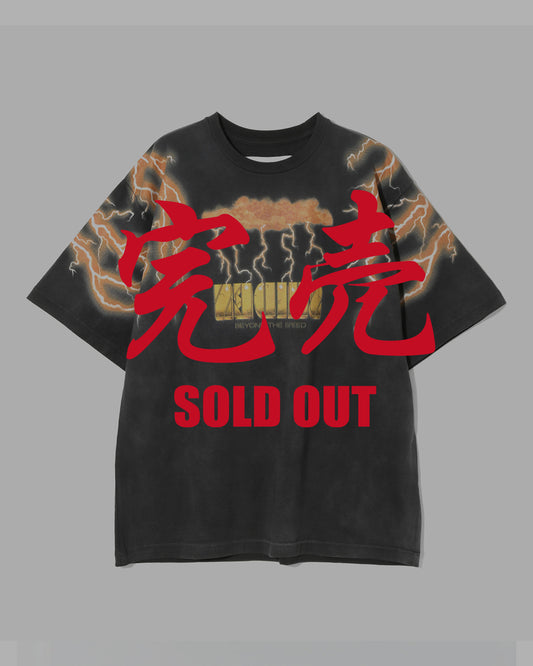 SHIDEN FW2025 S/S TEE LIGHTNING