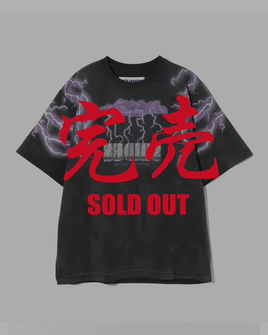 SHIDEN FW2025  S/S TEE LIGHTNING