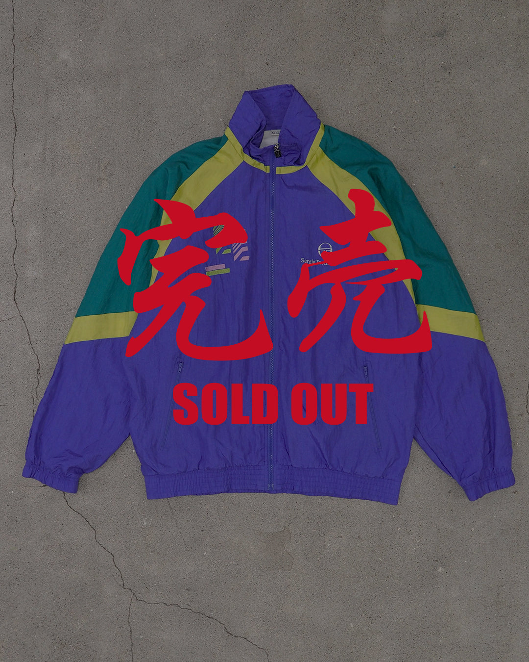 USED SPORTS COLLECTION SERGIO TACCHINI 80s NYLON JACKET