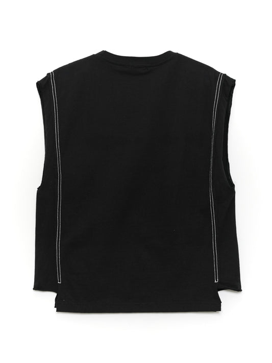 WHATEVERWORKS SPLIT SLEEVELESS TEE